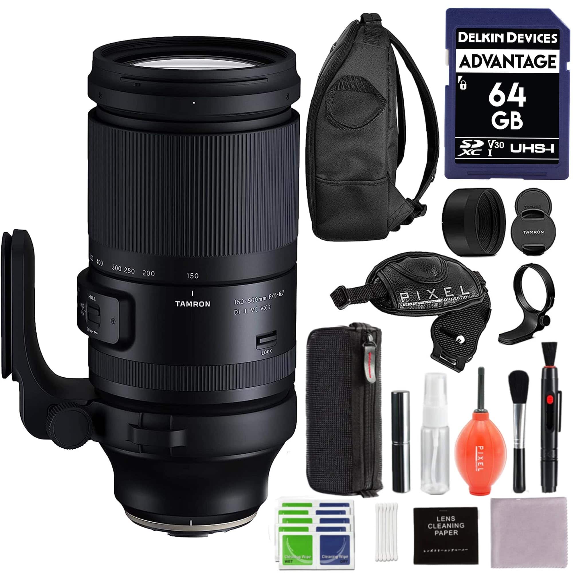 Tamron 150 500mm f/5 6.7 Di III VXD Lens for Sony E with Advanced