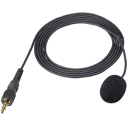 Alt View 1. Sony - Sony ECM-X7BMP Electret Condenser Lavalier Microphone - Lapel Mic w/ 1/8" Mini Jack | More - Black.