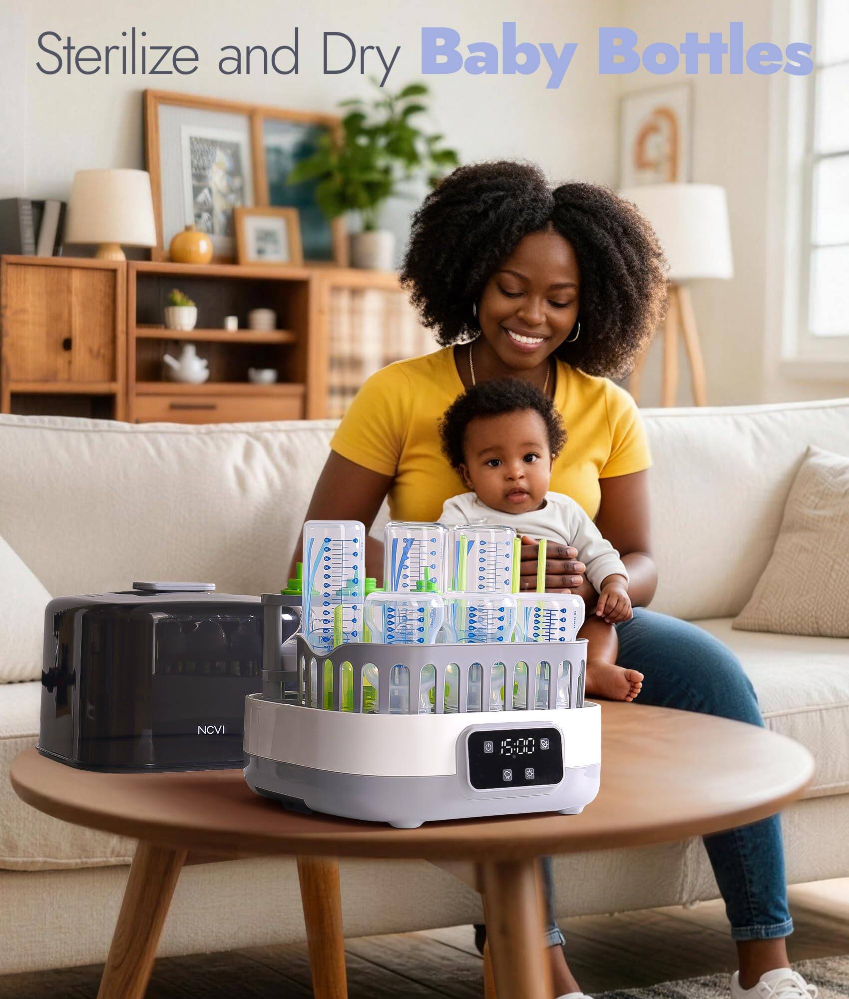 Sterilize and Dry Baby Bottles

NCVI

0 ........
99999
D

....
...... .....
.... .....  .... O 16:00 UUU