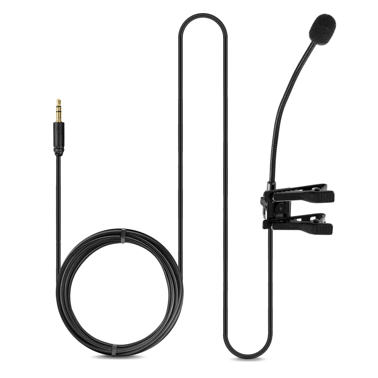 MOVO - ACM400 Flexible Gooseneck Omnidirectional Microphone for Motovlogging