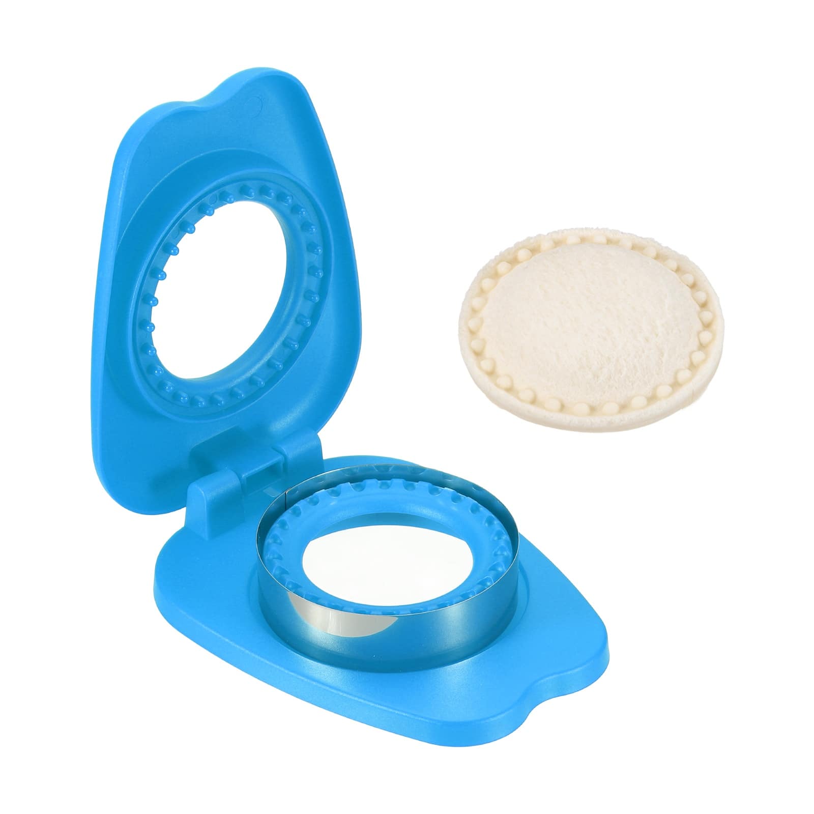 Unique Bargains - Crustless Sandwich Cutter, Round Apple Shape Uncrustable Sealer for DIY Breakfast Lunch Tea - Blue price history on PriceWatchPro