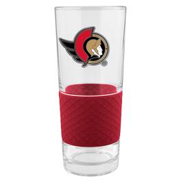 Great American Products - Ottawa Senators 22oz. Pilsner Glass with Silicone Grip - Red