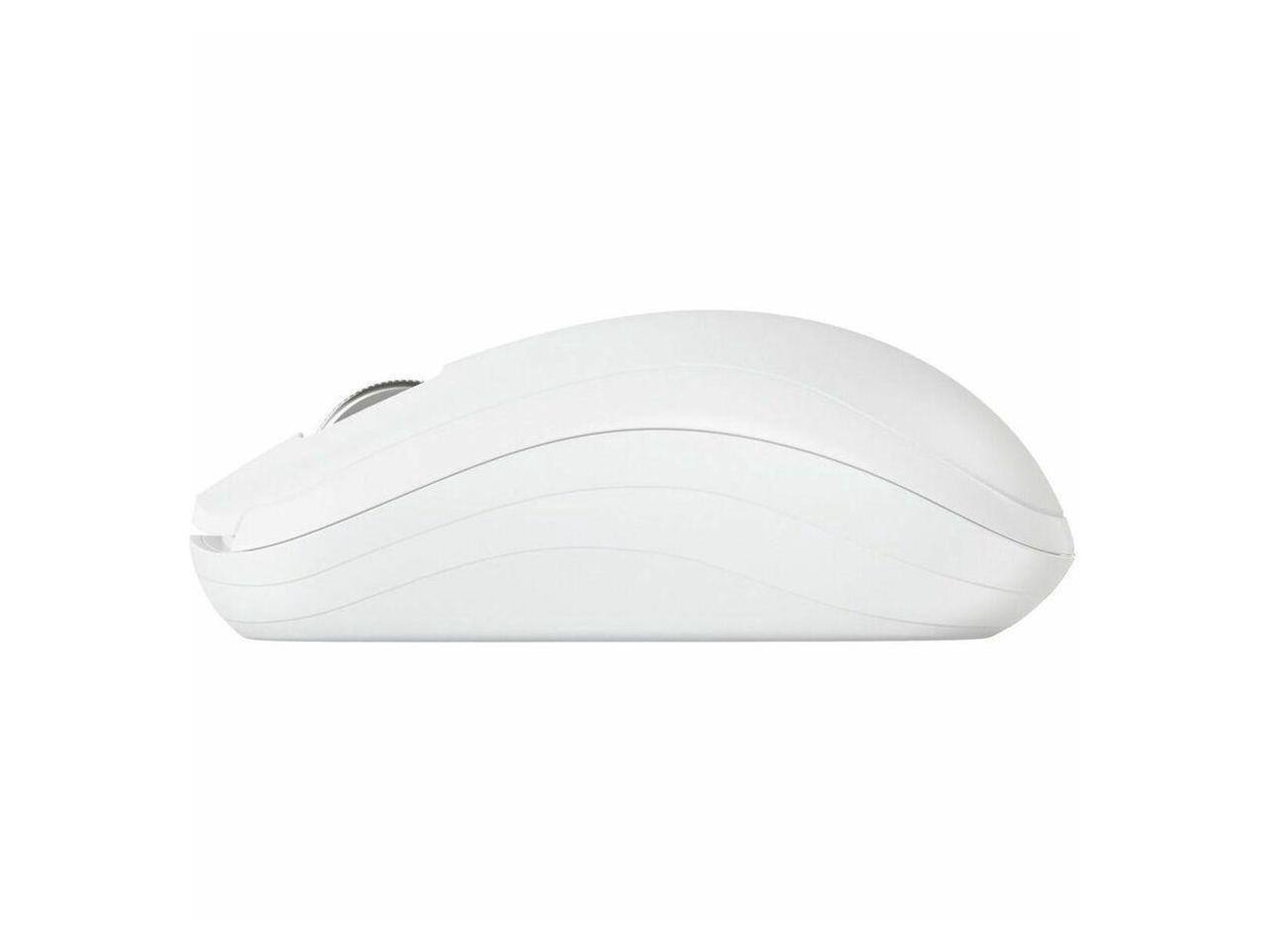 Alt View 4. CHERRY - CHERRY MW 2200 Compact Wireless Laptop Mouse - White, 3 Button, 1,300 dpi, Nano USB, Carrying Pouch - White.