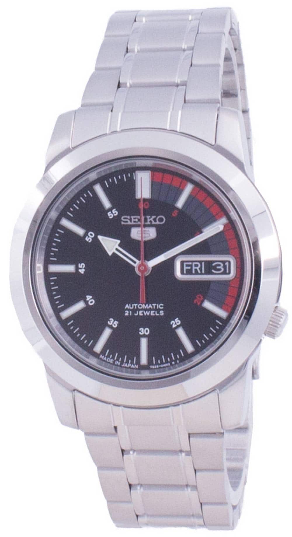 Seiko - Automatic SNKK31 SNKK31J1 SNKK31J Japan Made Men's Watch - Black price history on PriceWatchPro