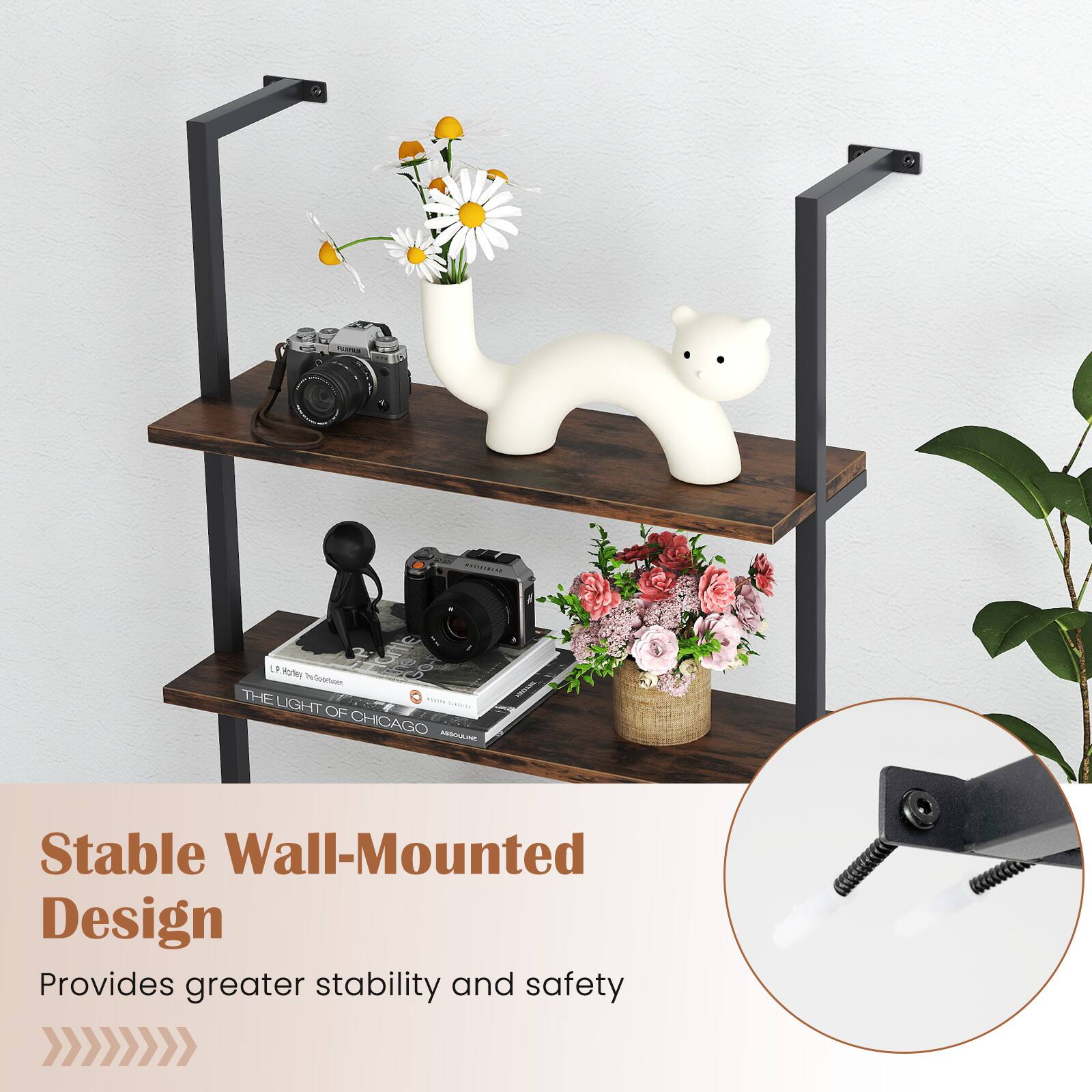 C.....C... L1 Rcte TStehun THE LIGHT OF CHICAGO - Stable Wall-Mounted Design Provides greater stability and safety