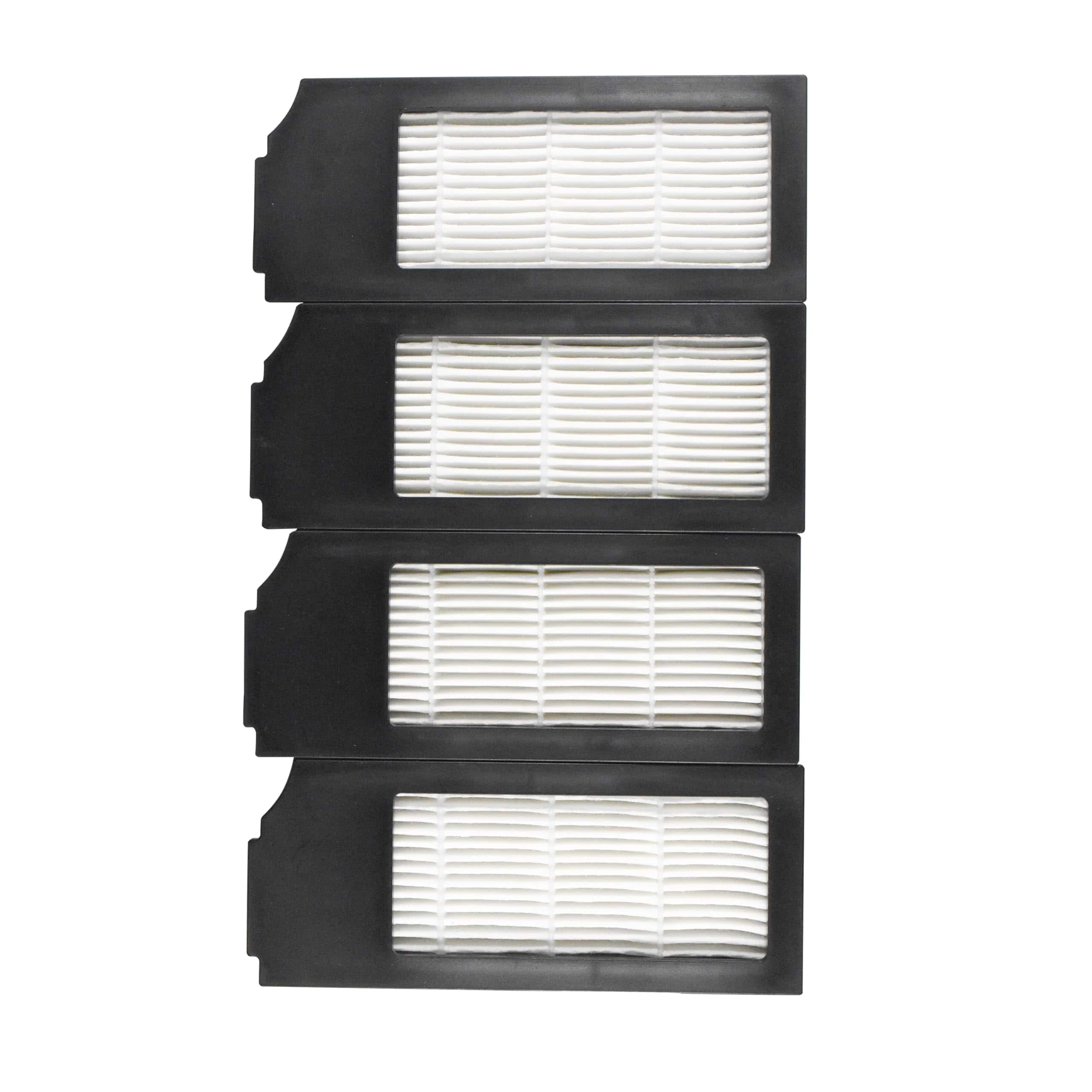 HQRP - 4-Pack HEPA Filters Replacement for Ecovacs Deebot X1 Omni / X1e OMNI / X1 Plus / X1 Turbo Robot Vacuums