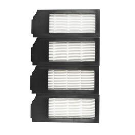 HQRP - 4-Pack HEPA Filters Replacement for Ecovacs Deebot X1 Omni / X1e OMNI / X1 Plus / X1 Turbo Robot Vacuums