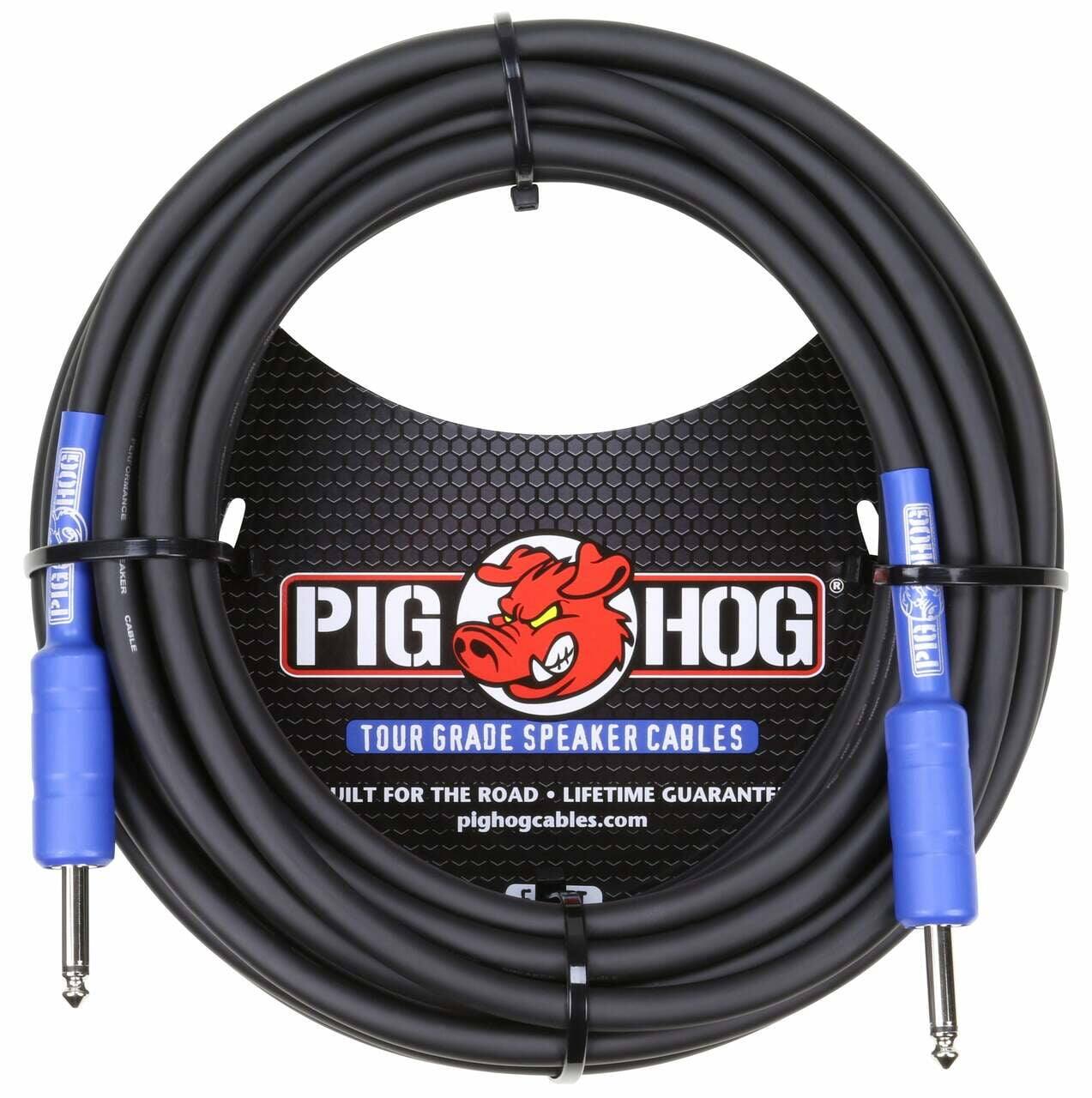 PIG HOG  
TOUR GRADE SPEAKER CABLES  
BUILT FOR THE ROAD  
LIFETIME GUARANTEE  
pighogcables.com