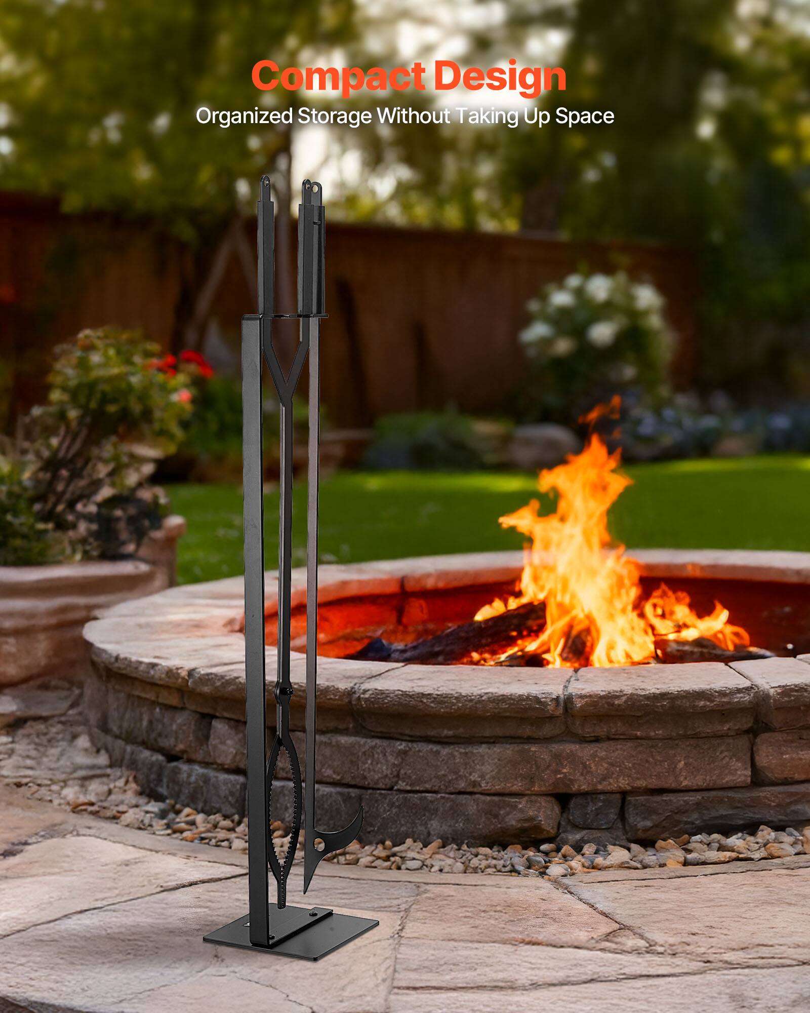 Compact Design  
Organized Storage Without Taking Up Space