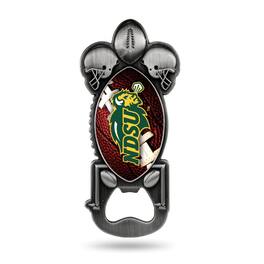 Rico Industries - North Dakota State Bison Party Starter Magnetic Metal Bottle Opener - Multi