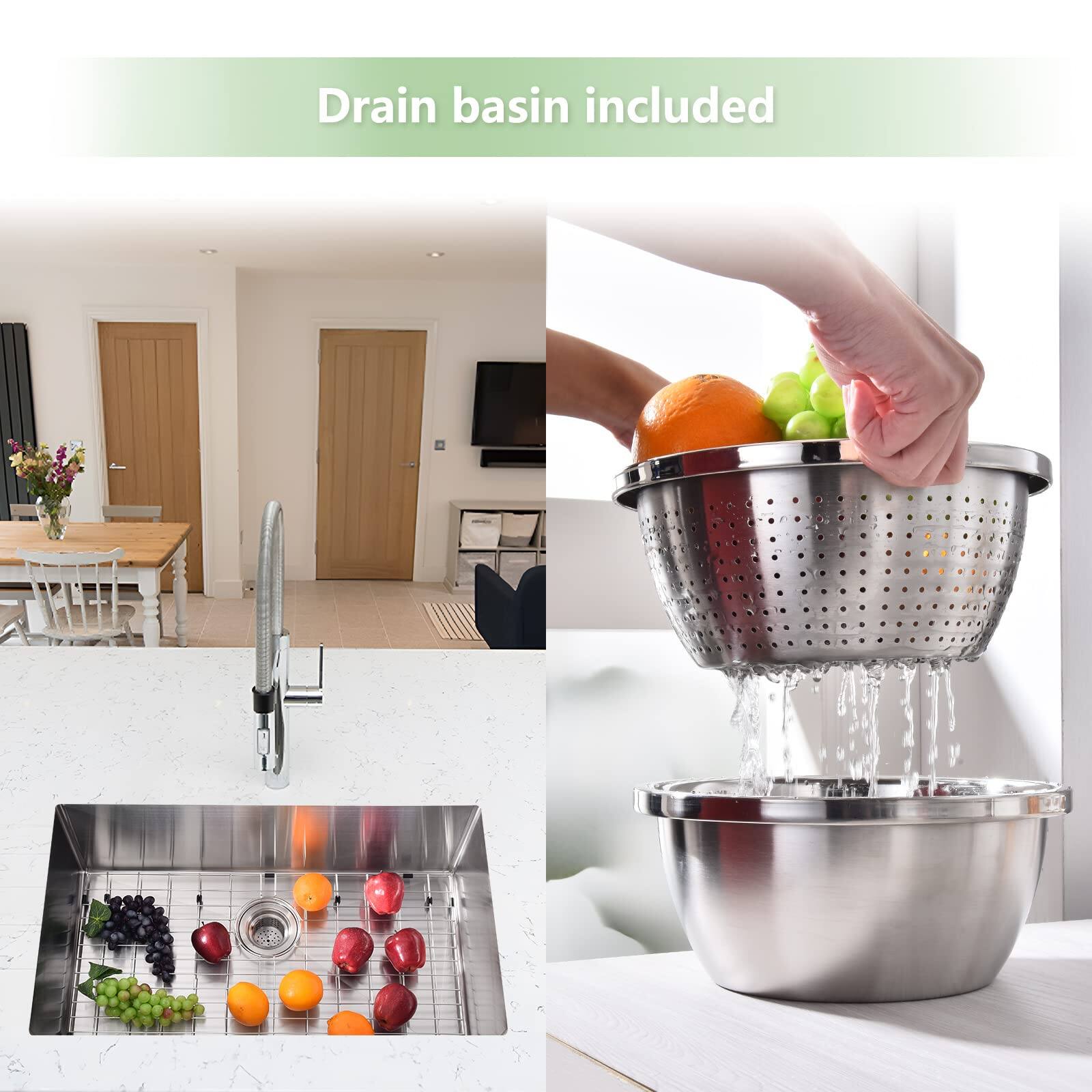 Drain basin included