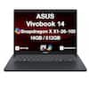 ASUS Vivobook 14 Snapdragon X X1-26-100 16GB / 512GB Wi-Fi 6E IPS SuperCLEAR Bluetooth 5.3