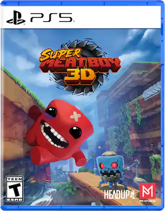 PS5
SUPER MEAT BOY 3D
TEEN T ESRB
HEADUP
PM STUDIOS - T (Teen 13+)