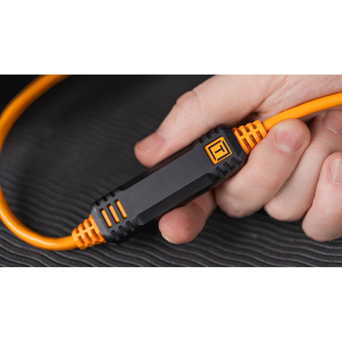 Alt View 6. Tether Tools - Tether Tools TetherPro Optima 10G 15' USB-C Straight Cable, Orange.