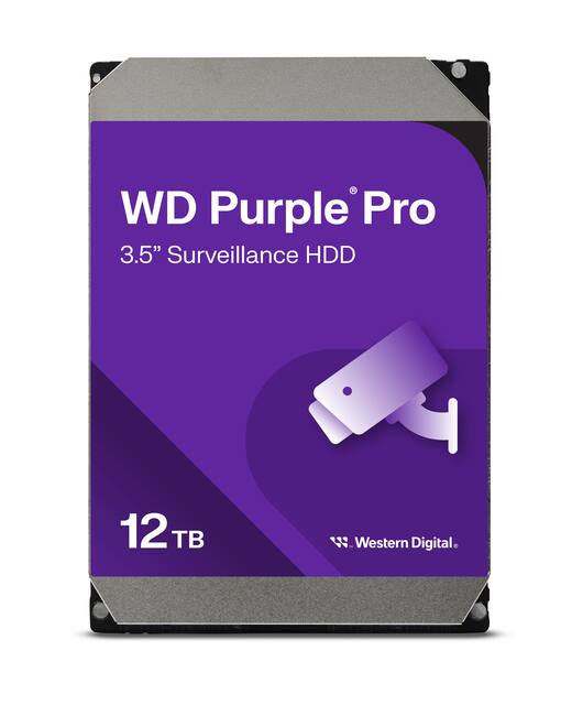 WD Purple Pro 12TB Surveillance Internal Hard Drive WD121PURP