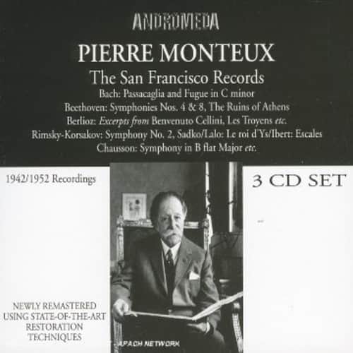 Beethoven / Bach / Berlioz - Pierre Monteux  - COMPACT DISCS