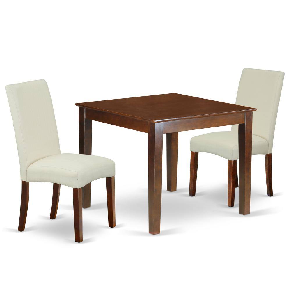 Left. East West Furniture - Dining Room Set Mahogany - Brown.