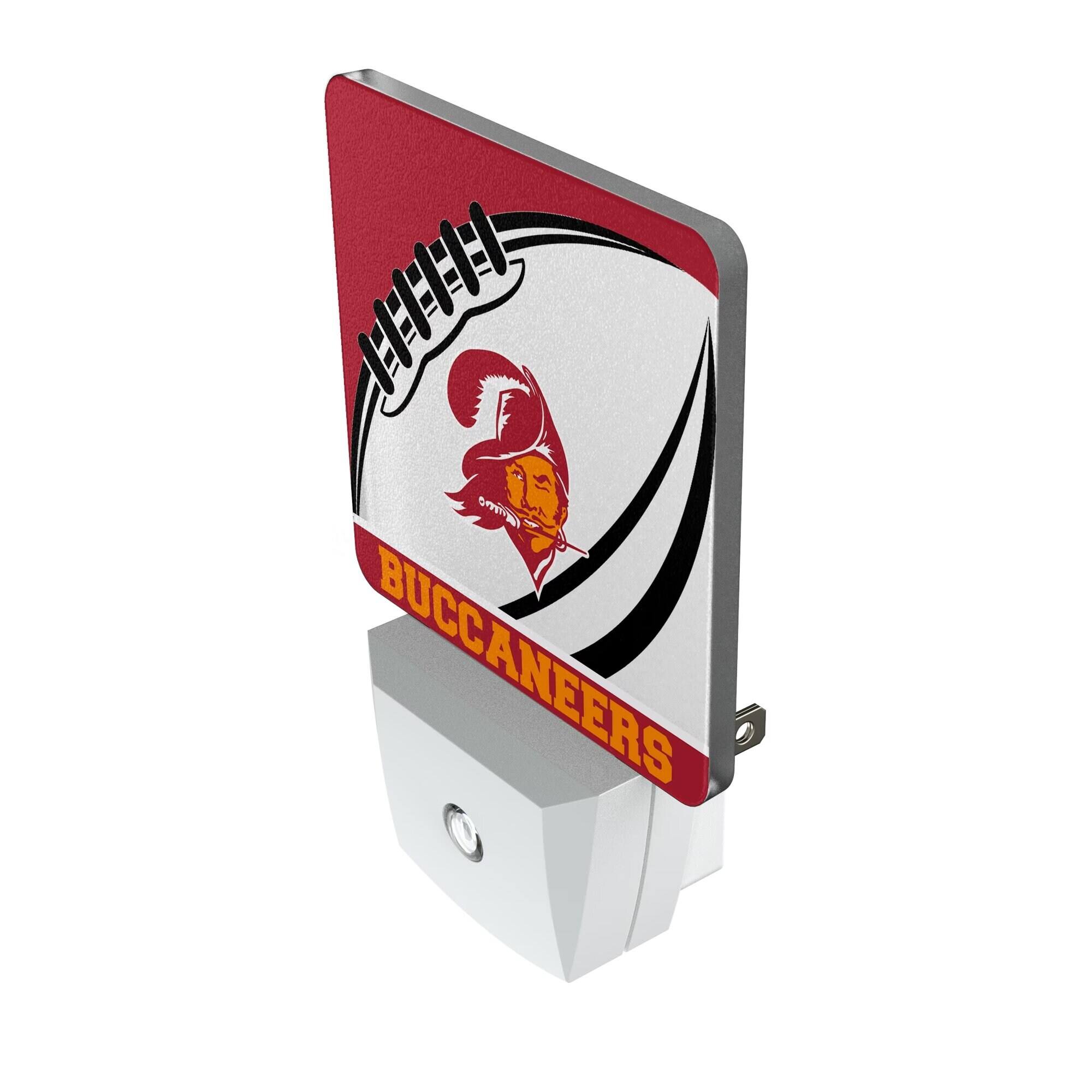 Alt View 1. Keyscaper - Tampa Bay Buccaneers Passtime Design Nightlight 2-Pack - Multicolor.