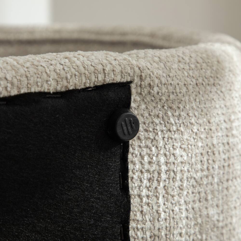 Alt View 3. Ropilly - Ropilly 52 Inch Chenille Upholstered Bench for Bedroom End of Bed, Modern Entryway Shoe Bench with Iron Frame, Wheat - Wheat.
