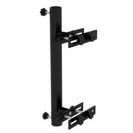 Outsunny - Umbrella Holder Stand for Deck Railing - Black