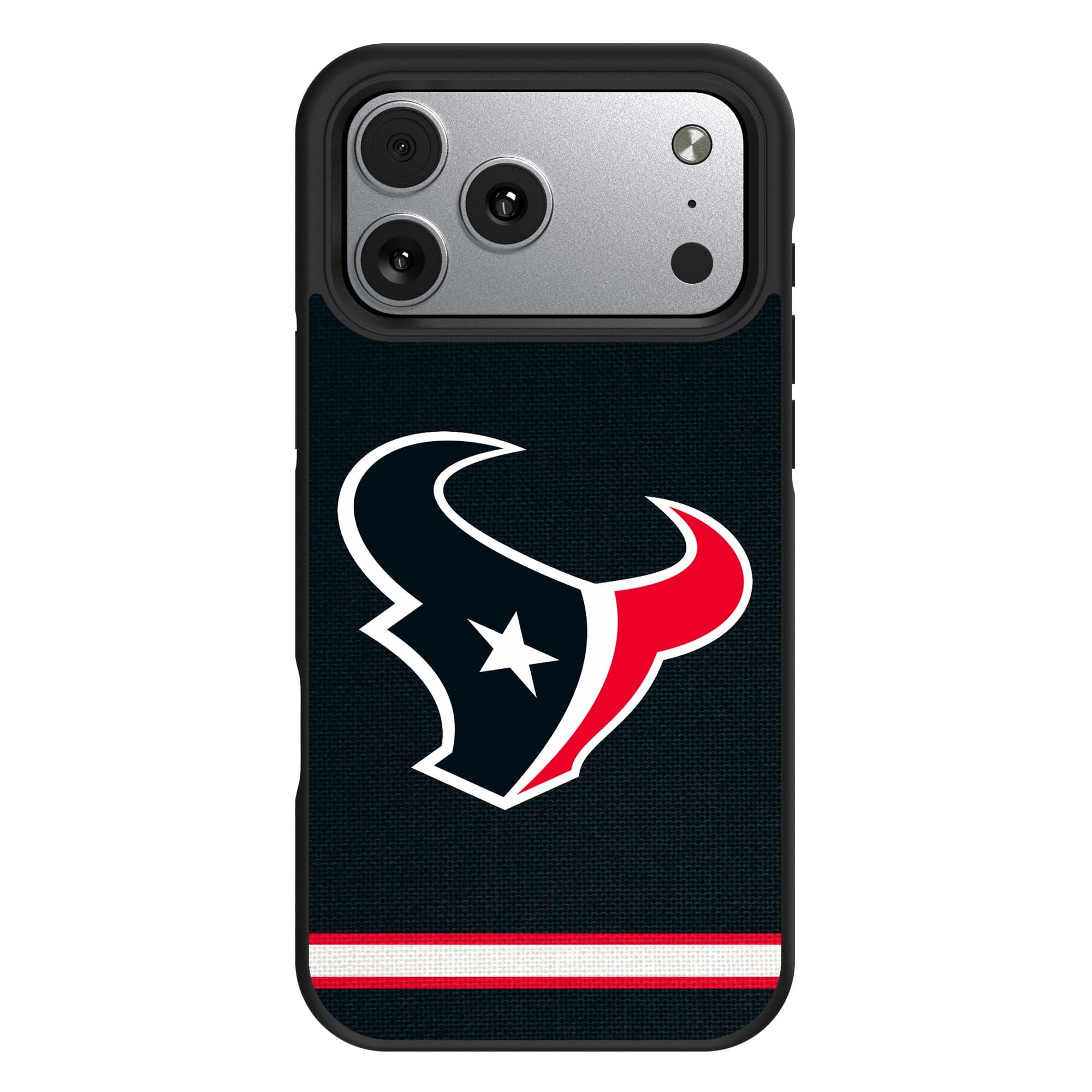Keyscaper - NFL - Houston Texans - iPhone Stripe Design Bump Case - 13 mini - Multicolor