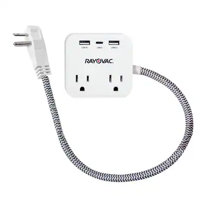 USB-A1 USB-C USB-A2 RAYOVAC