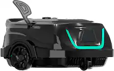 Front. Wybot - A1 Cordless Robotic Pool Cleaner for In-Ground Pools up to 1076sq.ft, Pool Vacuum with Infrared Sensors - Black.