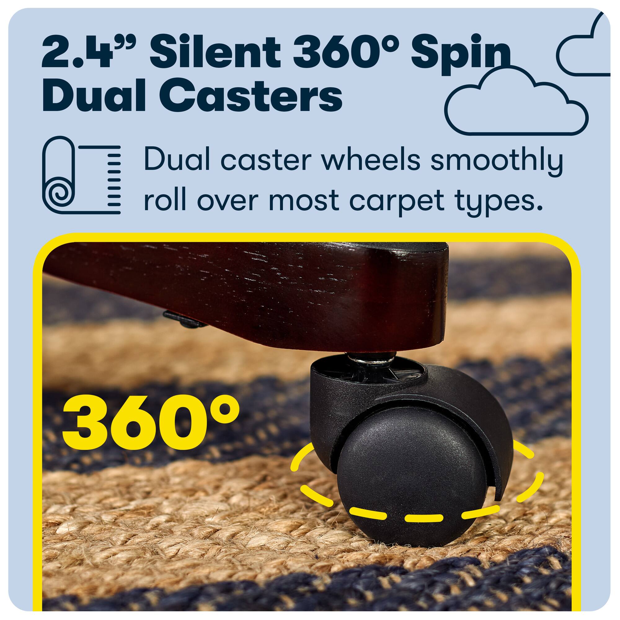 Alt View 13. Serta - Big and Tall Bonded Leather Executive Chair - Ivory.