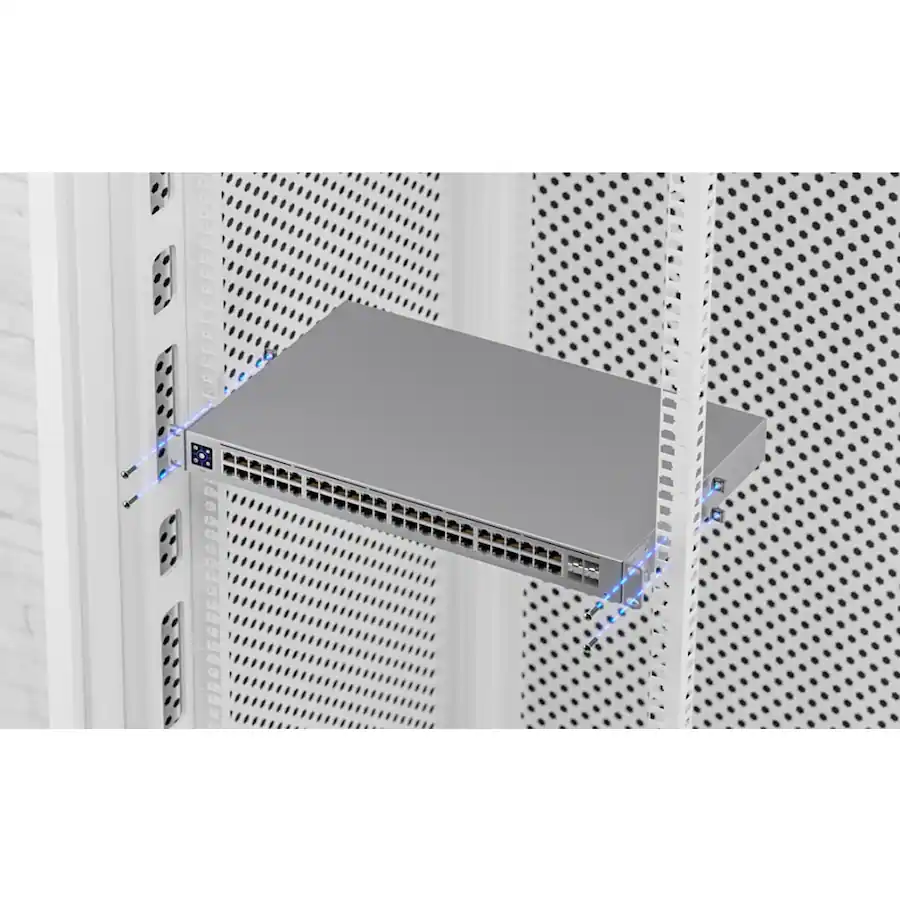 Ubiquiti 48 Port Gigabit PoE+ Compliant Managed Switch USW 48 POE Gray ...