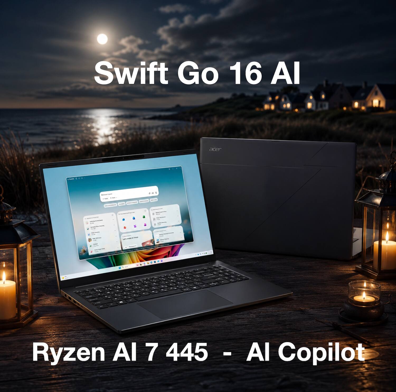 Swift Go 16 AI  
acer  
Ryzen AI 7 445 - AI Copilot