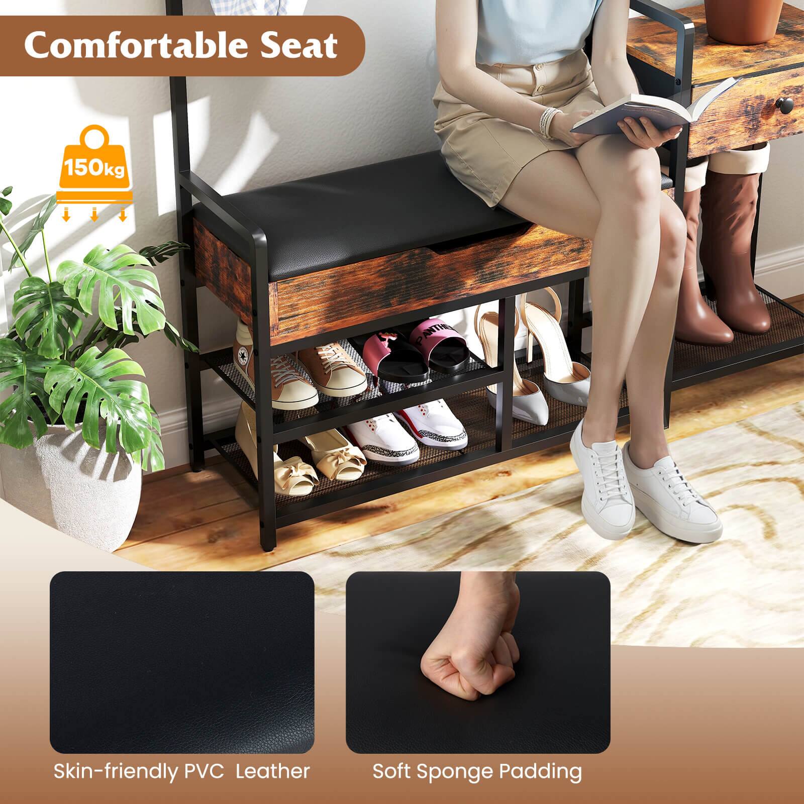 Comfortable Seat

150kg

Skin-friendly PVC Leather

Soft Sponge Padding