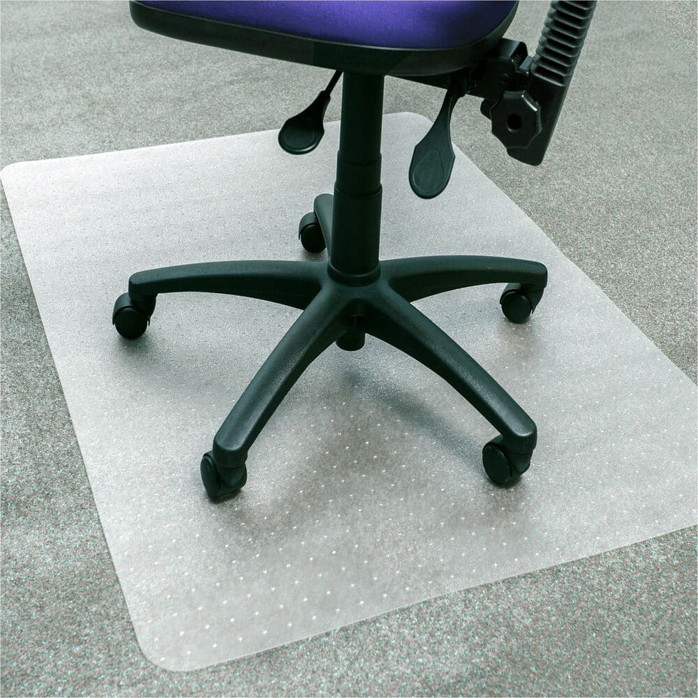 Floortex - Advantagemat Plus APET Rectangular for Low/Standard Pile Carpets - 46" x 60" - Clear