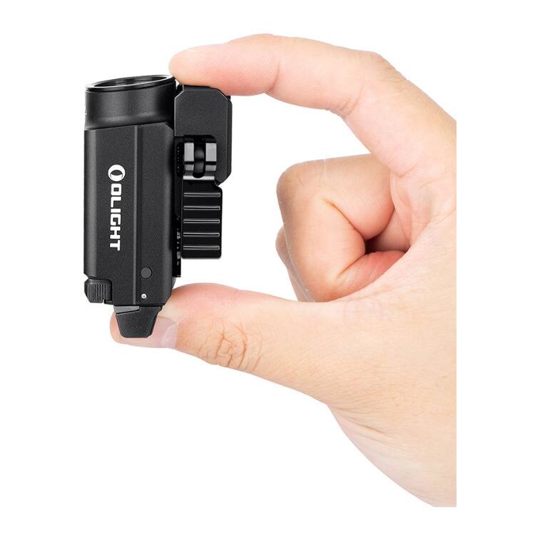 Left. OLIGHT - Olight Baldr S Pistol Flashlight 800 Lumens with Green Laser (Black).