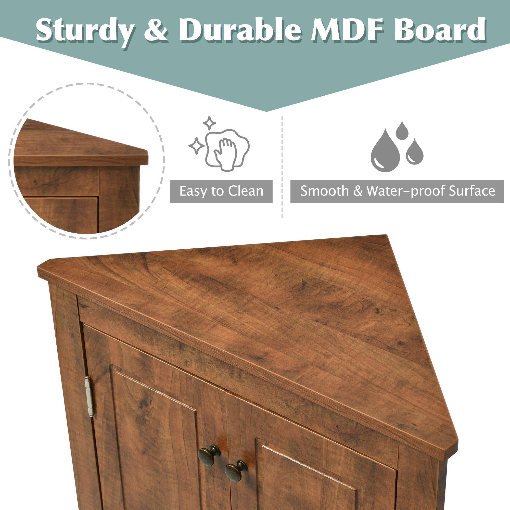 Sturdy & Durable MDF Board

- Easy to Clean
- Smooth & Water-proof Surface