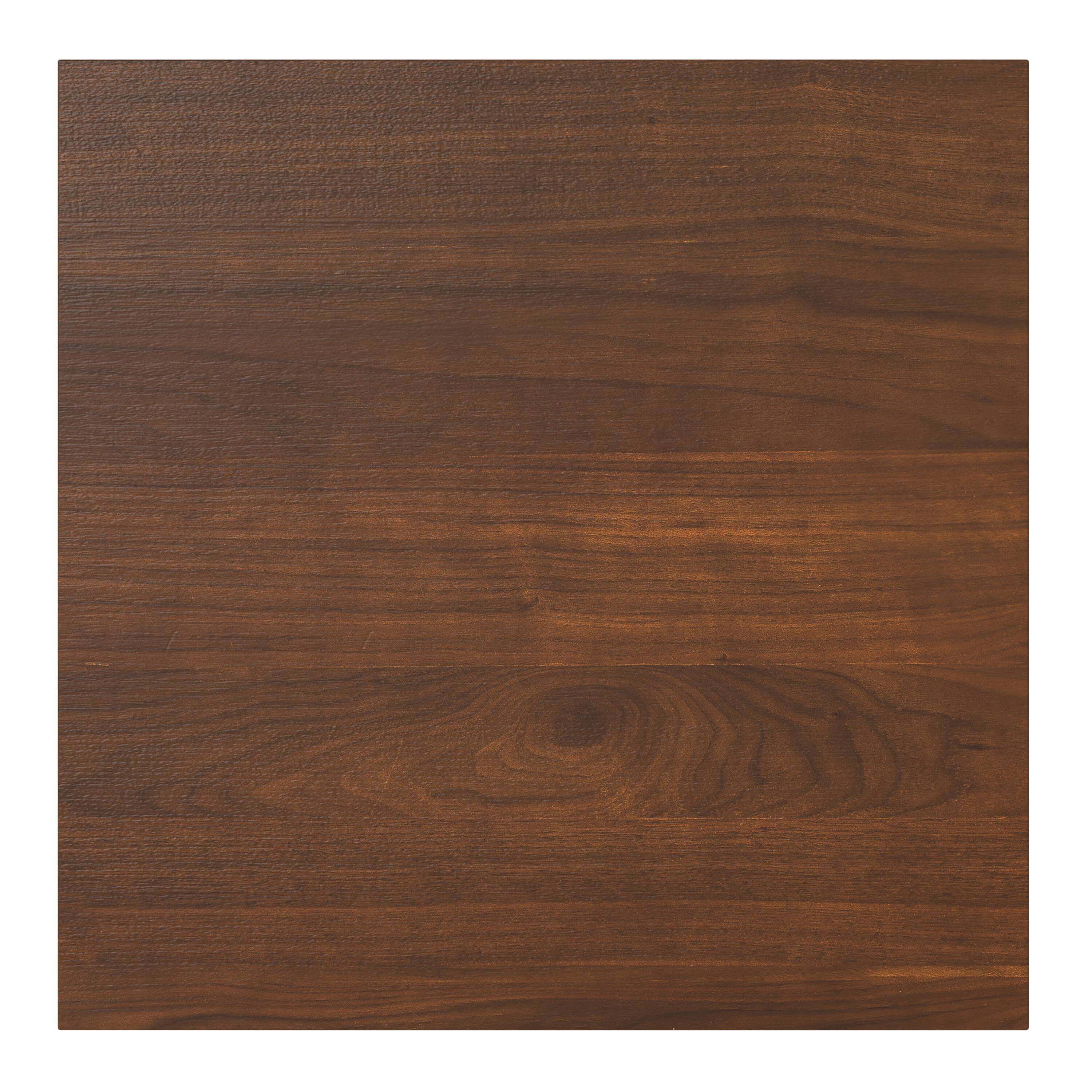Alt View 1. Simpli Home - Hunter Industrial 22 inch Wide Metal End Table in Walnut Veneer - Walnut Veneer.