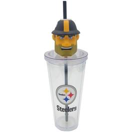 Pegasus - Pittsburgh Steelers Mascot Lid 24oz. Sipper Cup - Multicolor