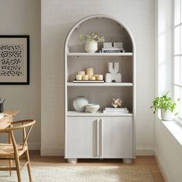 Bellamy Tall Arched Display Cabinet Bookcase by Modway - Ash