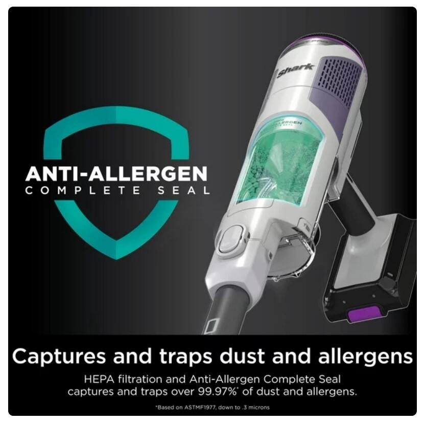 ANTI-ALLERGEN COMPLETE SEAL

Captures and traps dust and allergens

HEPA filtration and Anti-Allergen Complete Seal captures and traps over 99.97%* of dust and allergens.

*Based on ASTM F1977, down to .3 microns