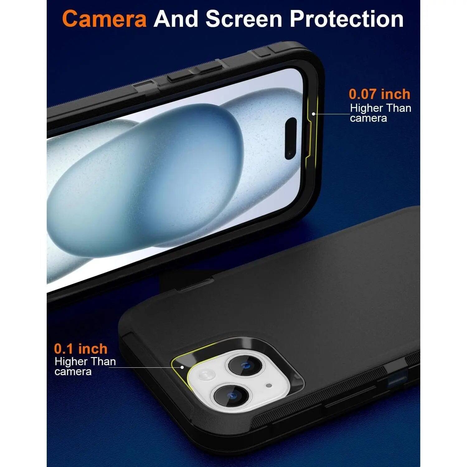 Camera And Screen Protection

0.07 inch Higher Than camera

0.1 inch Higher Than camera