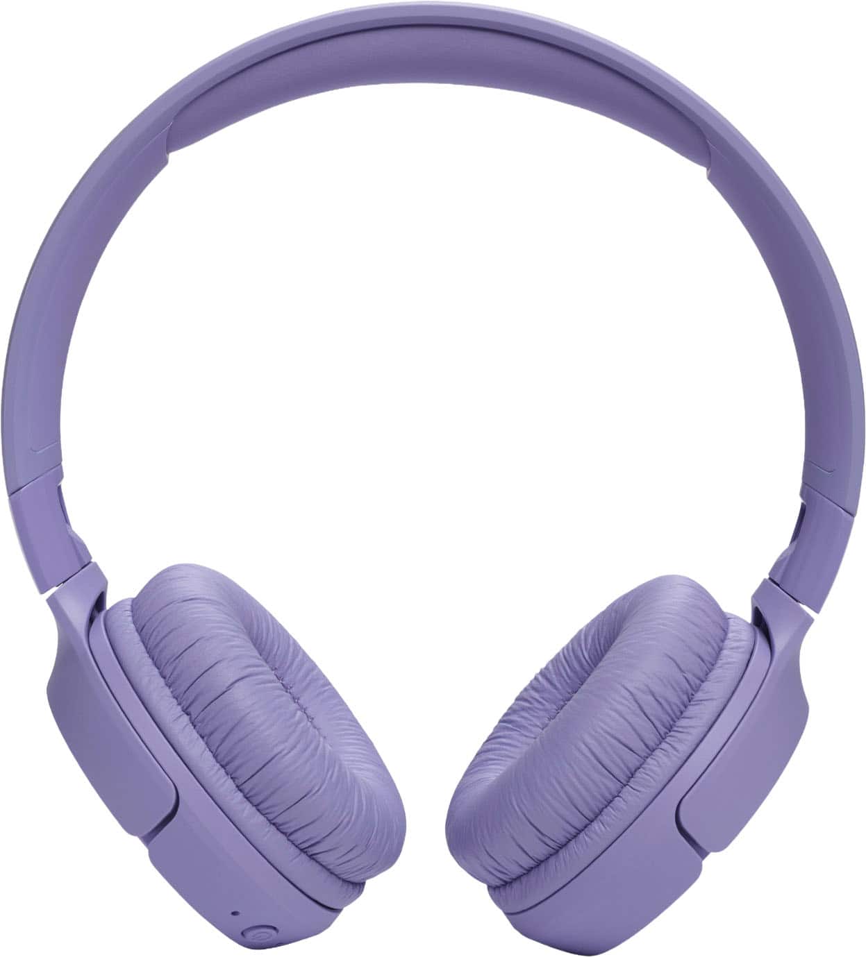 Angle. JBL - TUNE520BT On-Ear Bluetooth headphones - 2024 - Purple.