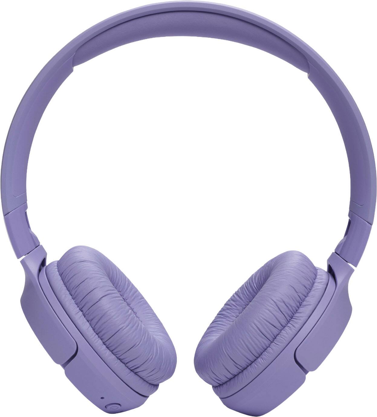 Angle. JBL - TUNE520BT On-Ear Bluetooth headphones - 2024 - Purple.