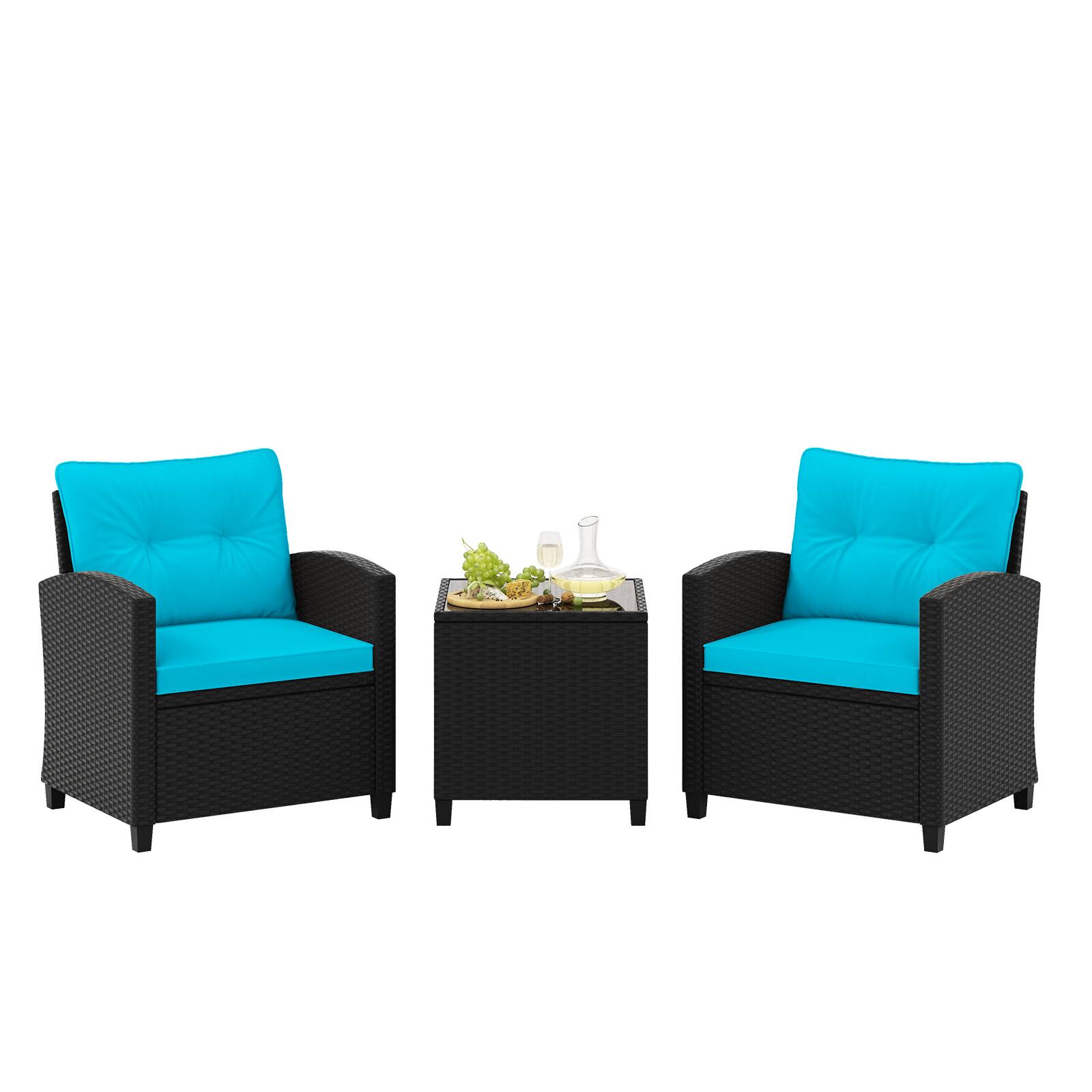 Turquoise,Black