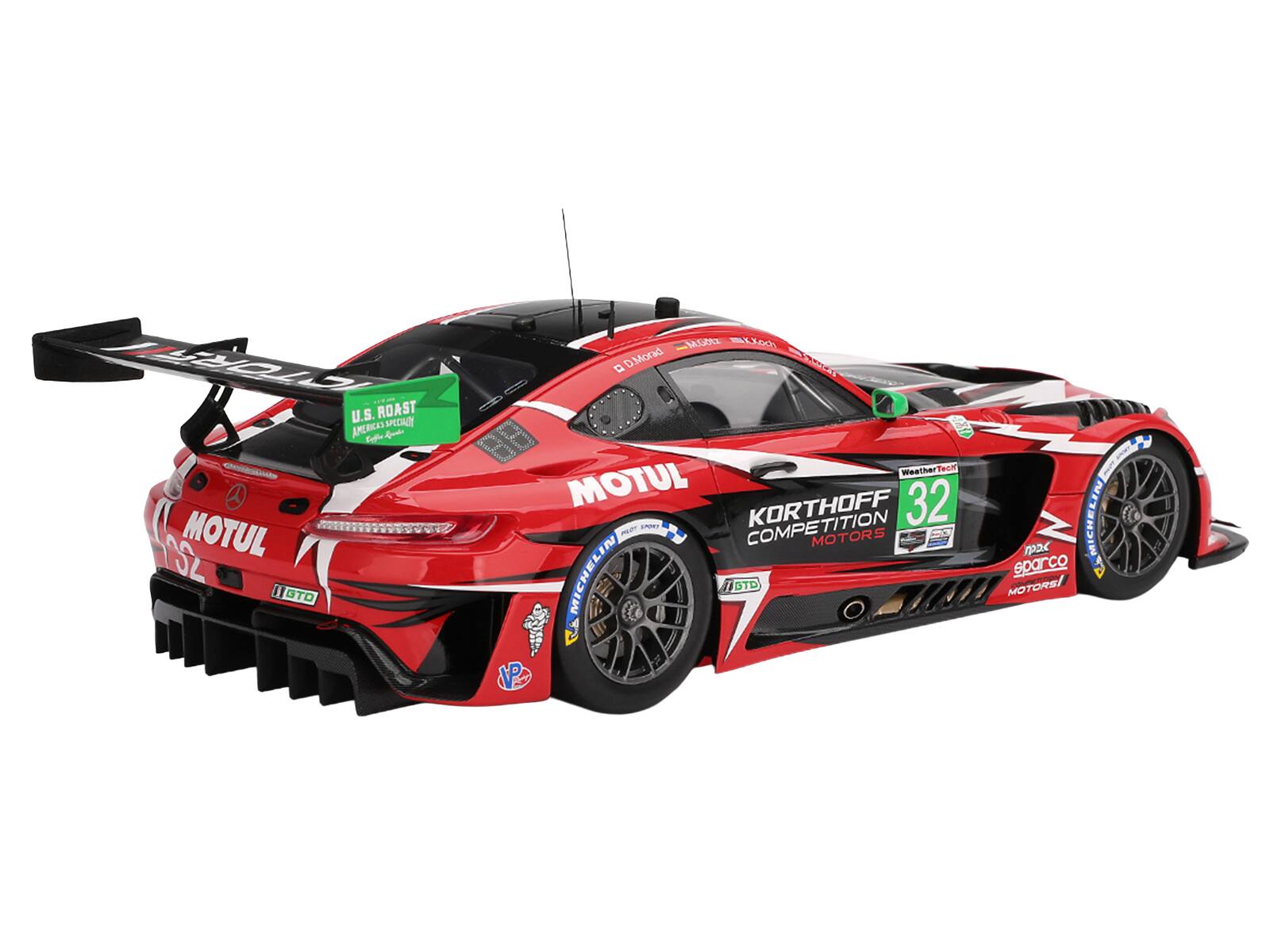 U.S. ROAST AMERICA'S SPECIALTY  
MOTUL  
KORTHOFF COMPETITION  
32  
MICHELIN  
sparco  
MOTORS