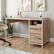 Front Zoom. Sauder - Nova Loft Metal Frame Desk w/ File Drawer & Shelf - Kiln Acacia.