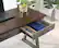 Alt View Zoom 12. OSP Home Furnishings - Jericho Rustic Writing Desk - Slate Grey.