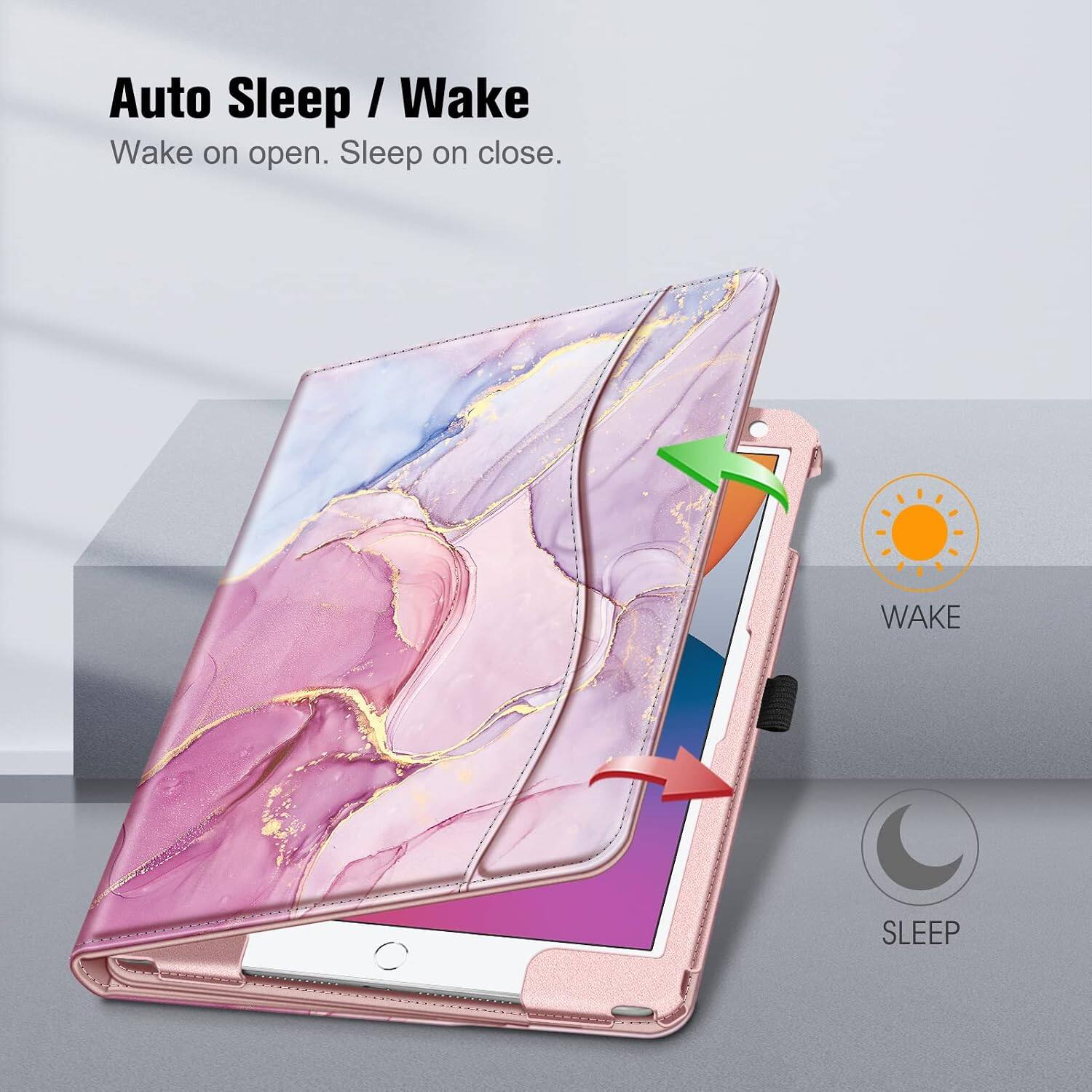 Auto Sleep / Wake  
Wake on open. Sleep on close.