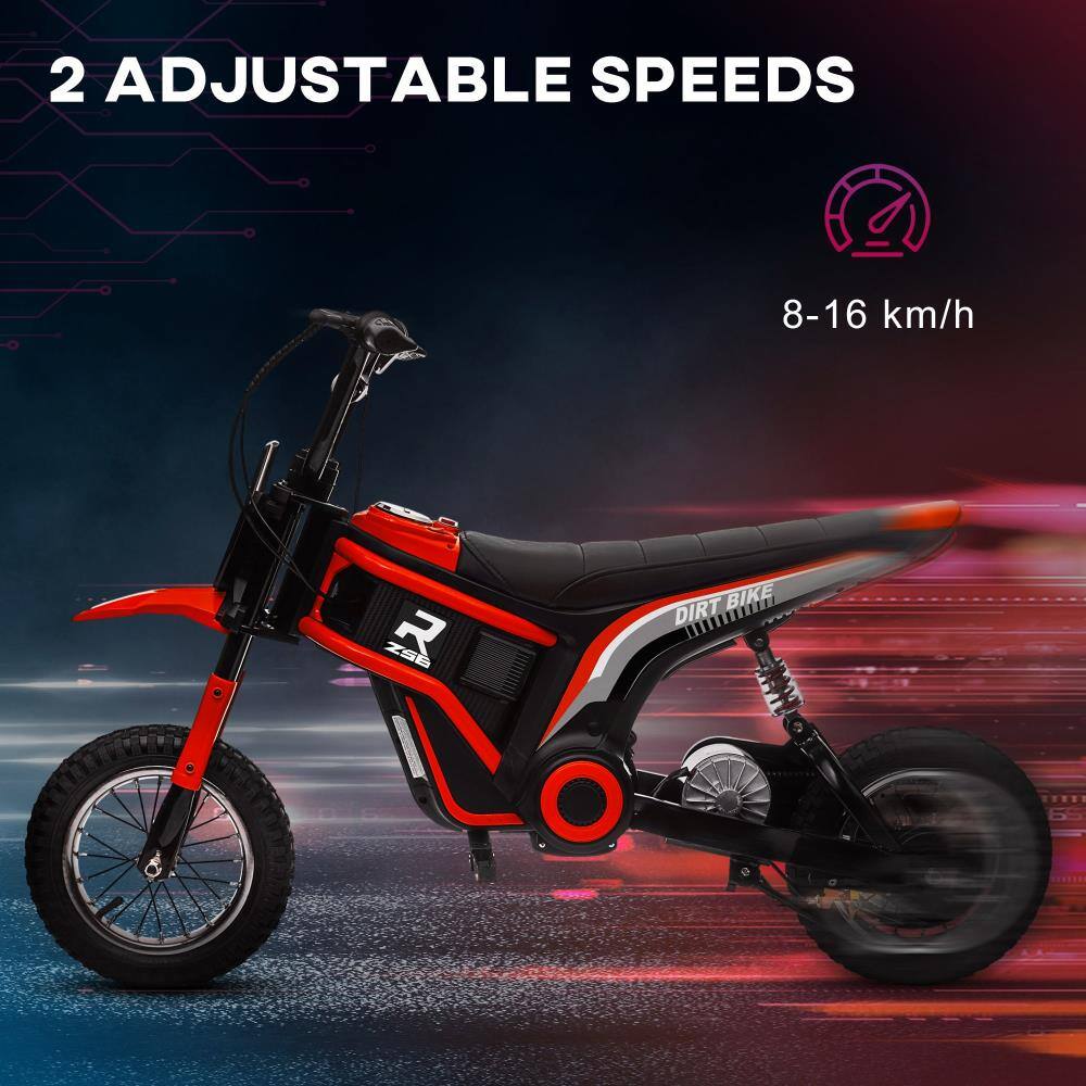 2 Adjustable Speeds  
8-16 km/h  
ZSB R Dirt Bike