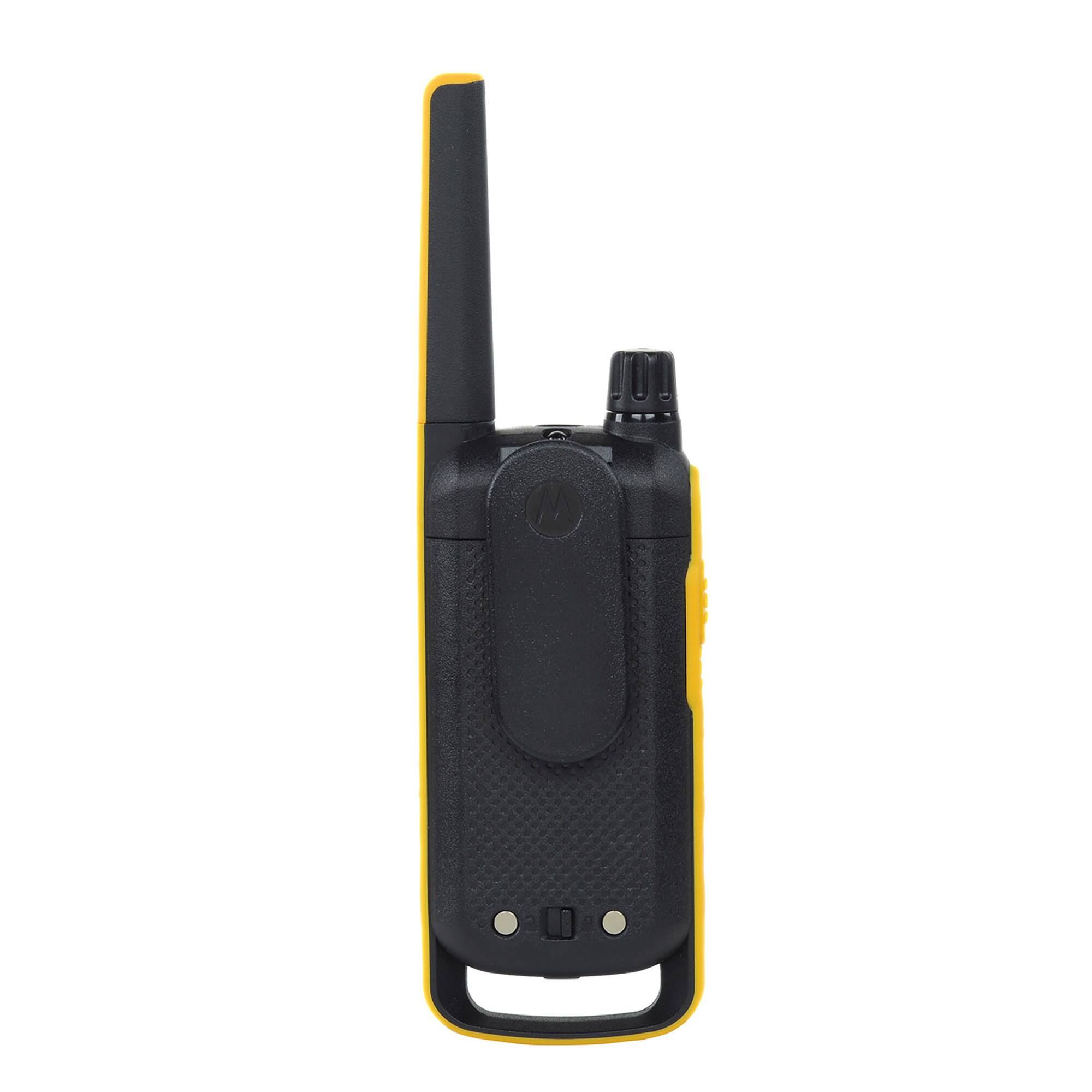 Back. Motorola - Motorola Solutions T470 Two-Way Radio Black W/Yellow Rechargeable Two Pack - Black / Yellow.