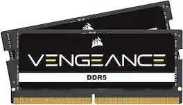 CORSAIR - Vengeance 64GB (2 x 32GB) 262-Pin DDR5 SO-DIMM DDR5 5600 (PC5 44800) Laptop Memory Model CMSX64GX5M2A5600C48