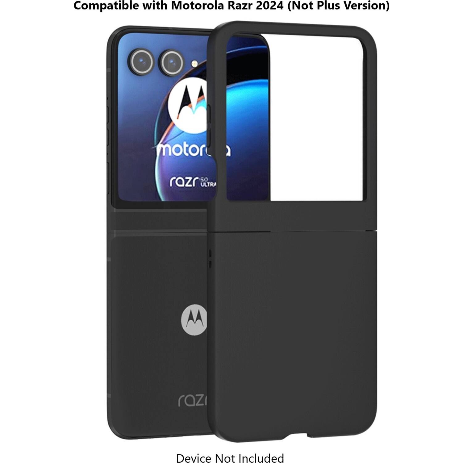 Compatible with Motorola Razr 2024 (Not Plus Version) device not included.